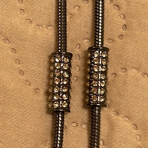 Set of Three Silver Tone Necklaces - Picture 9 of 13